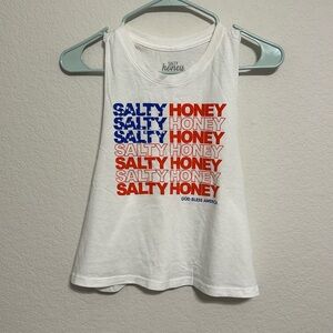 Salty honey crop tank